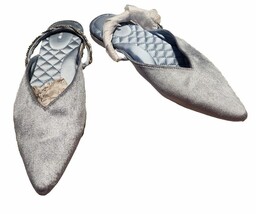 Birdies The Swan Bluebell Crystal Bracelet Slip On Shoes Slides Size 12 New - $93.50