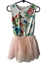 Girls Dress with Tulle Skirt Ballerina Party Tutu - £6.80 GBP