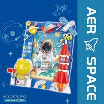 AER Space Exploration Picture Frame Building Blocks Set - NEW &amp; SEALED - $19.51