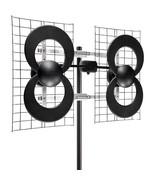 Antennas Direct C4-CJM ClearStream 4 Quad-Loop UHF Outdoor Antenna with ... - $233.23 CAD