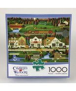 Charles Wysocki Yankee Wink Hollow 1000 Piece Puzzle Buffalo - With Poster - £14.45 GBP