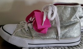 Nickelodeon Shoes ~ Girls&#39; Size 6 ~ JoJo Legacee Silver Glitter Sneaker ... - $29.92