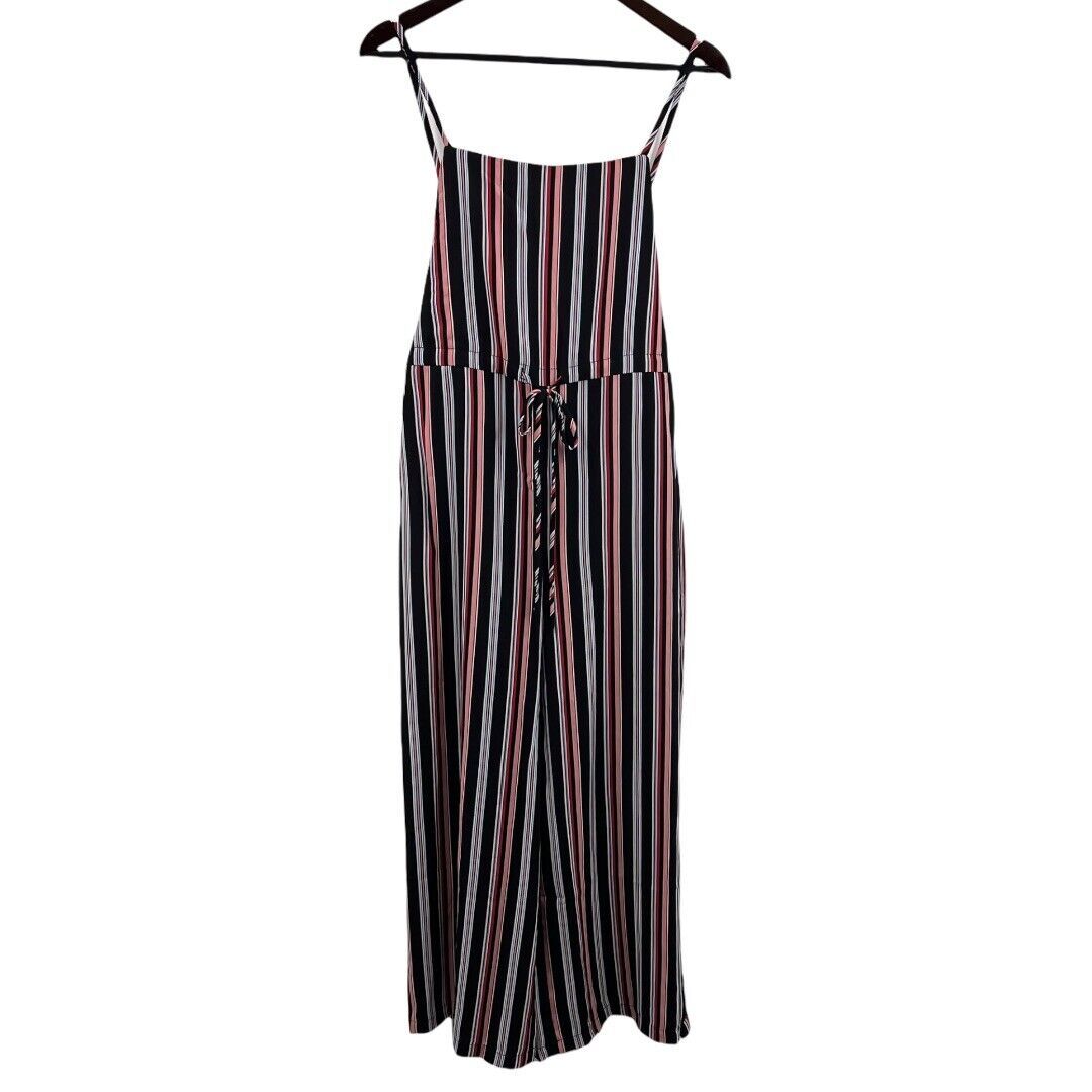 Primary image for Forever 21 Striped Jumpsuit Size Medium New