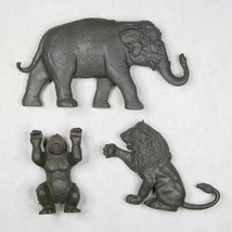 Marx Circus Animals Lot Vintage 1950s Elephant Lion Gorilla Gray Vinyl F... - $379.26 MXN