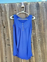 FASHION &amp; BEST TANK TOP WOMENS SMALL BLUE - $7.00