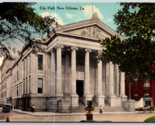 Città Hall Costruzione Nuovo Orleans Louisiana La Unp DB Cartolina Y8 - $4.54
