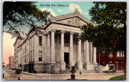 Città Hall Costruzione Nuovo Orleans Louisiana La Unp DB Cartolina Y8 - £3.57 GBP
