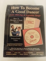 How To Become A Good Dancer Latin Dancing &amp; Argentine Tango VHS / CD Set... - $29.99