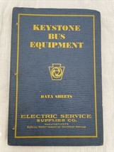 Keystone Bus Equipment Catalog Electric Services Supplies Book 1933 - £53.28 GBP