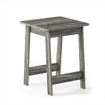 Small Side Table Furniture End Accent Bedside Nightstand Industrial Wood Grey - £28.75 GBP