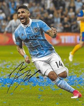 Dom Dwyer Sporting Kansas City Signed Autographed 8x10 Photo COA w/Proof... - £50.61 GBP