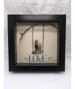 Stone Art Love K Ryalls 7&quot; X 7&quot; X 1 1/2&quot; Framed Picture - €17,00 EUR