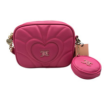 Juicy Couture Pink Crossbody Bag Heart Quilted Juicy New NWT Purse - $47.69