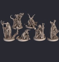 3D Printed Print Your Monsters Witches Pack Set 28mm - 32mm D&amp;D Wargaming - £7.32 GBP+