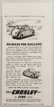 1947 Print Ad Crosley Cars Convertible &amp; Pickup Trucks Cincinnati,Ohio - £7.48 GBP