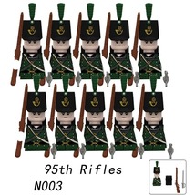 10 PCS Napoleonic Military Soldiers Building Blocks WW2 Figures Toys A11 - £20.02 GBP