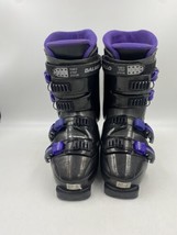 Dalbello Triax TX600 Black Purple Ski Boots Mens Us 9 Mondo 26.5 Plastic Cracked - £59.78 GBP