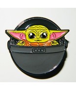 Star Wars The Mandalorian The Child In Floating Pram Enamel Metal Pin Yo... - £6.25 GBP