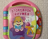 Fisher Price Laugh &amp; Learn Storybook Rhymes: Lights &amp; Sounds PINK Versio... - $10.89