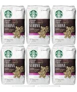 Starbucks Caffe Verona Dark Roast Ground Coffee 12oz 6 Bags - $726.03 MXN