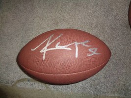 Khalil Mack Los Angeles Chargers Autographed Wilson Football with GA coa - £143.54 GBP
