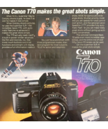 1986 Wayne Gretzky Canon T70 Camera Advertisement Vtg Oilers NHL Hockey ... - $54.83 CAD