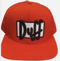 Universal Studios The Simpsons Red Duff Beer Adult Adjustable Hat - $43.99