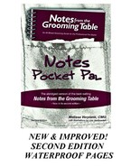 Pocket Pal Notes from the Grooming Table-Groomer Book RARE WATERPROOF ED... - $911.34 MXN