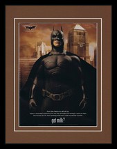 Batman Begins 2005 Got Milk Framed 11x14 ORIGINAL Vintage Advertisement  - £34.88 GBP