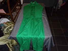 Nc Official Department Of Corrections Jumpsuit Medium Halloween Cosplay Green - £25.89 GBP