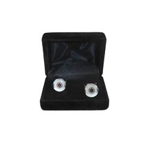 Men J.Valintin Cufflinks by Vitorofolo for French Cuff Shirt V35-31 White Gold image 1