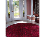 Glitzy Rugs 8 x 8 ft. Hand Tufted Polyester Round Shag Area Rug, Violet ... - $272.55