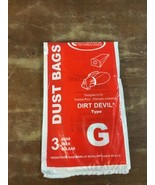 Dirt Devil Type G Vacuum Bags 3 Pack BW141-8 - $12.16 CAD