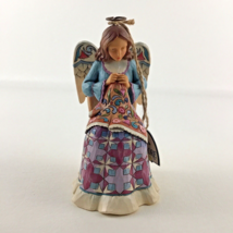Jim Shore &quot;Sew Angelic&quot; Sewing Angel 4020599 Statue Figure Figurine 2010... - $74.20