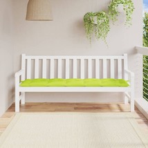  Garden Bench Cushion Bright green Oxford fabric (100% polyester) - $165.34 CAD