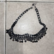 SIGNED NWT Statement black necklace - £3.98 GBP