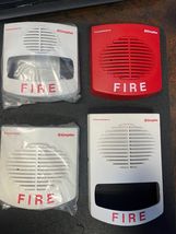 Simplex TrueAlert Cover Plate Red + 4905-9995/9989 White Cover Plate Lot... - $55.99