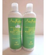 Shea Moisture African Water Mint &amp; Ginger Detox Body Lotion 13oz Set of ... - $917.02 MXN