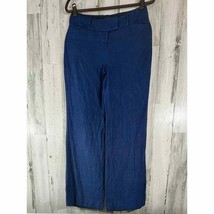 The Limited Womens Pants Size 4 (30x31) Cassidy Fit Navy Blue Linen Pants Slacks - £15.46 GBP