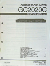 Yamaha GC2020C Compressor Limiter Rack Unit Original Service Manual Booklet - $29.69