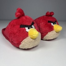 Angry Birds Red Bird Plush Slippers 2011 Size Small Kids 13-1 CWT Collection NEW - £19.35 GBP