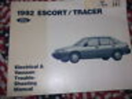 1992 Mercury Tracer & Ford Escort Electrical Wiring Diagrams Vacuum EVTM Manual - $10.01