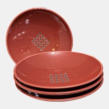 Mikasa Viewpoint Terra Cotta Salad/Appetizer Plate - Set Of 4 - Disconti... - $79.00