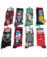 Varied Christmas Santa Lollipops Dots Mickey Mouse Monopoly Trees Men&#39;s ... - $12.29 CAD