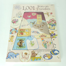 1001 Iron On Transfers 1991 Book Painting &amp; Embroidery American School o... - $25.73