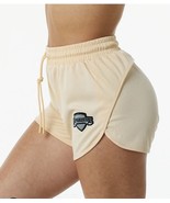 NEW Alphalete Woman’s Varsity Short - Tan ,size Small - £14.16 GBP