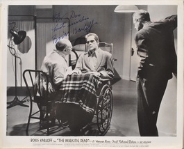 Boris Karloff Signed Photo - The Walking Dead - Frankenstein - The Mummy w/COA - £1,101.03 GBP