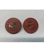 Vintage BPOE Benevolent and Protective Order of Elks 2032 5 Cent Red Chi... - $9.95