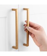 ASKANO Black Square Bar Cabinet Pull Handle 6-1/4 Inch Hole Centers Pack 20 - $39.21 CAD