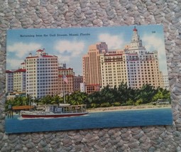 015 VTG Color Postcard Miami Florida Returning From The Gulf Unused - £3.90 GBP